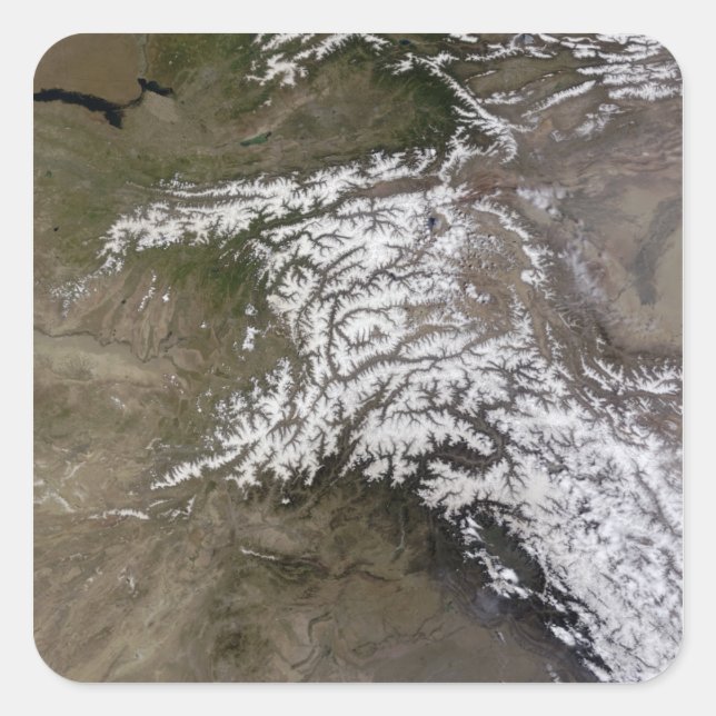 Sticker Carré L'hindou Kush (Devant)