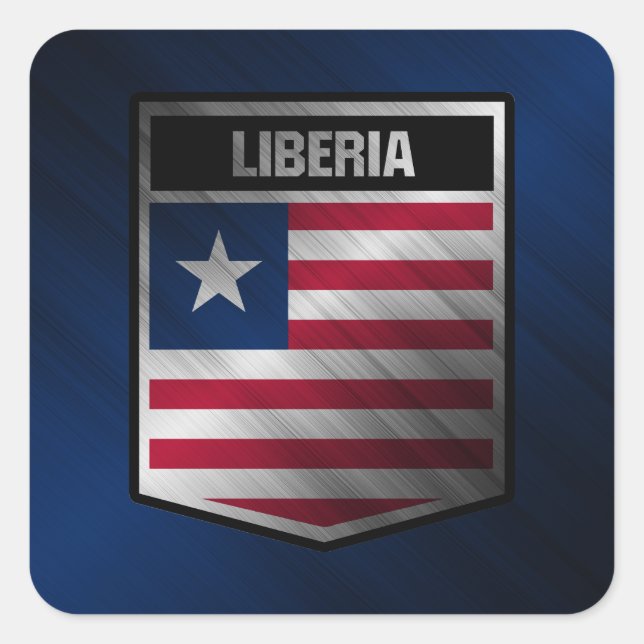 Sticker Carré Libéria (Devant)