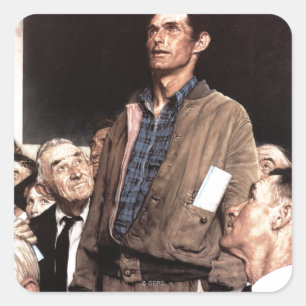 Sticker Carré Liberté D'Expression