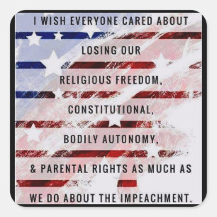 Sticker Carré Liberté Médicale