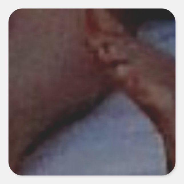 STICKER CARRÉ LICK THE DIRT OFF MES PIEDS (Devant)