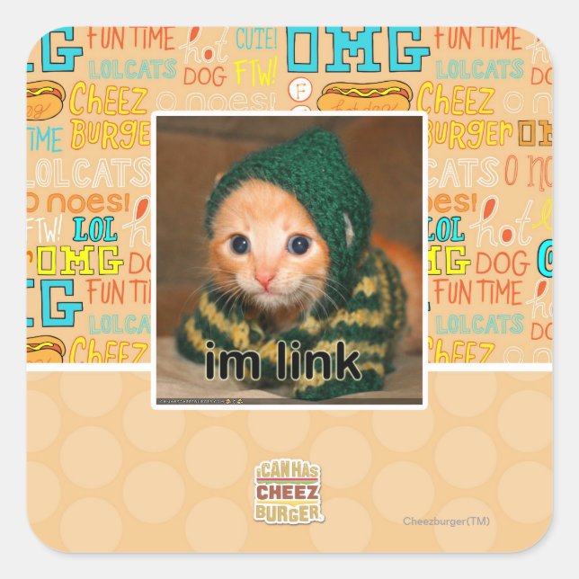 Sticker Carré lien im (Devant)