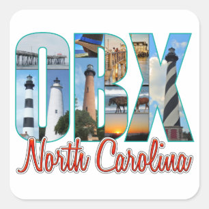 Sticker Carré Lieux OBX