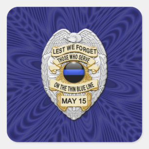 Sticker Carré Ligne Bleue Mince Un-d'un-un-un-un