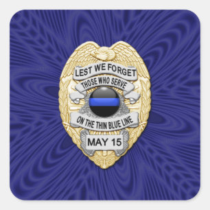 Sticker Carré Ligne Bleue Mince Un-d'un-un-un-un