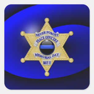 Sticker Carré Ligne Bleue Mince Un-d'un-un-un-un