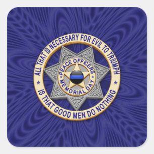 Sticker Carré Ligne Bleue Mince Un-d'un-un-un-un