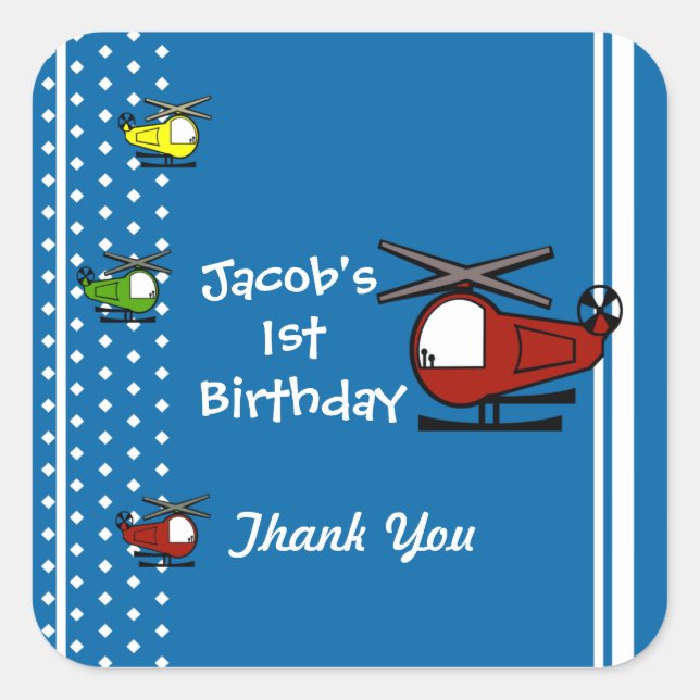 Sticker Carré Lil Chopper (Devant)