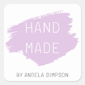 Sticker Carré Lilac moderne do-it-yourself artisanal sur mesure
