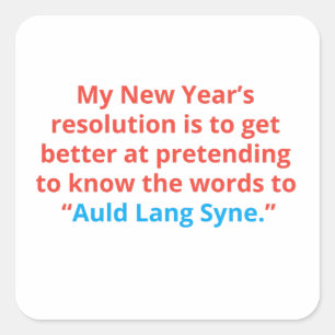 Sticker Carré L'image est un graphique carré avec un fond blanc