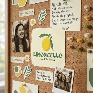 Sticker Carré Limoncello