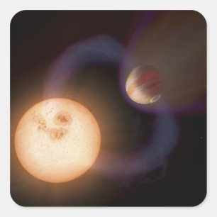 Sticker Carré L'impression 2 d'un artiste