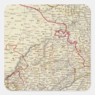 Sticker Carré L'Inde IX