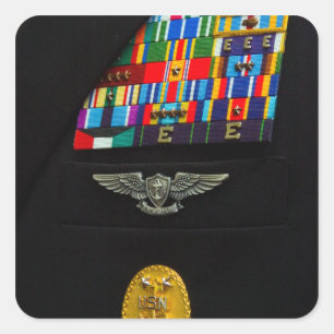 Sticker Carré L'insigne du chef du commandement