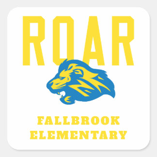 Sticker Carré Lion Pride