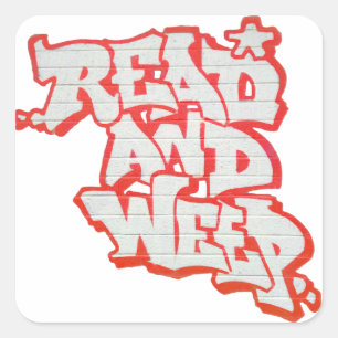 Sticker Carré Lisez-les et Weep