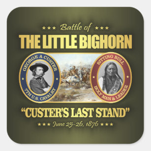 Sticker Carré Little Bighorn