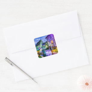 Sticker Carré Little Venice Colmar