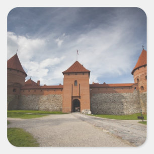 Sticker Carré Lituanie, Trakai, Parc national historique de Trak