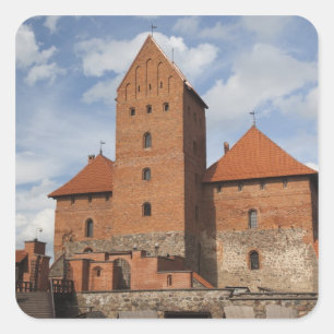 Sticker Carré Lituanie, Trakai, Parc national historique de Trak