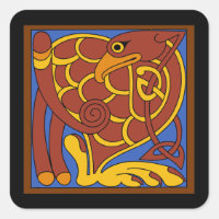 Livre De Kells Celtic Knot Oiseau Médiéval