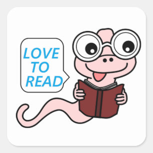 STICKER CARRÉ LIVRE "LOVE TO LIVE"