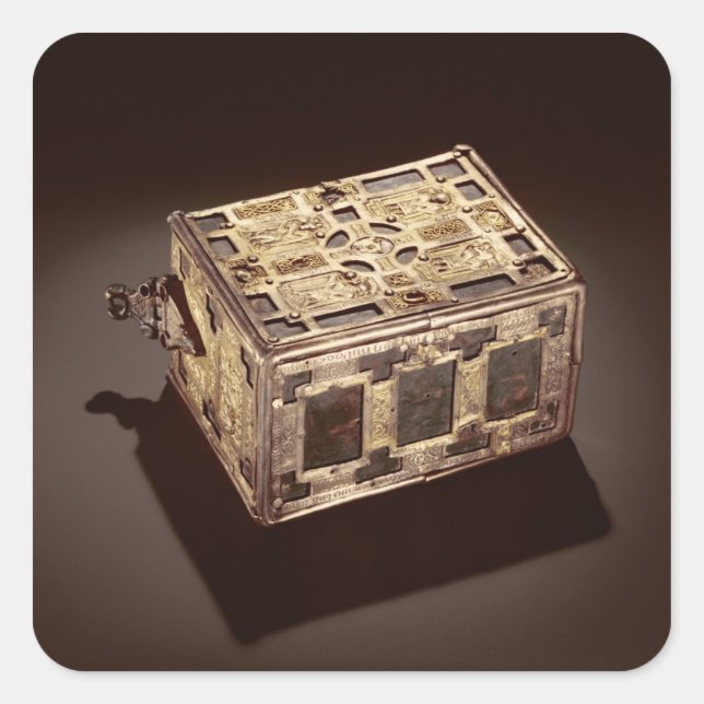 Sticker Carré Livre-Sanctuaire ou Cumdach de Molaise, c.1001-25 (Devant)