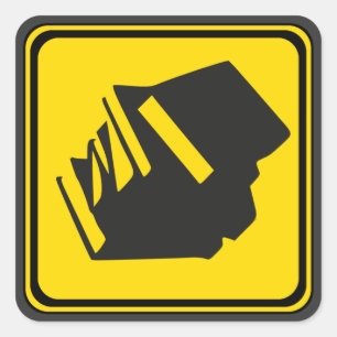 Sticker Carré Livres à l'avance !