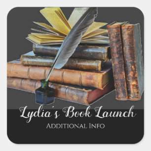 Sticker Carré Livres Et Qualité