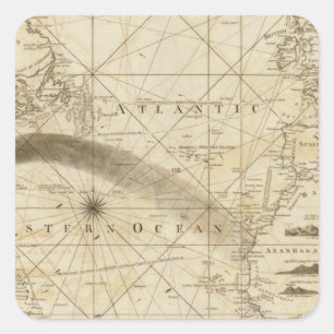 Sticker Carré L'Océan Atlantique