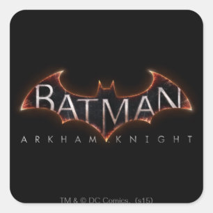 Sticker Carré Logo Batman Arkham Knight