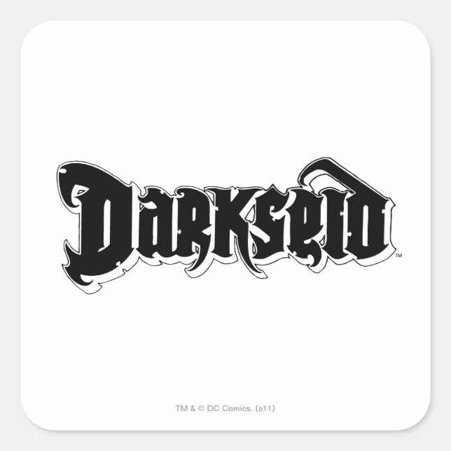 Sticker Carré Logo Darkseid 2 (Devant)