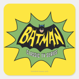 Sticker Carré Logo de Batman Classic TV Series