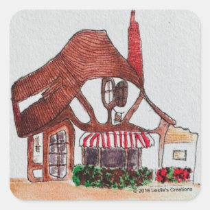 Sticker Carré Logo de boîte à canettes