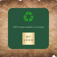 Logo de l'entreprise produit symbole vert recycleu