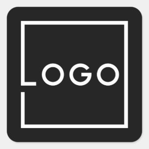 Sticker Carré Logo d'entreprise personnalisé