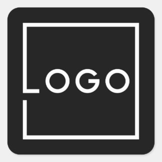Sticker Carré Logo d'entreprise personnalisé