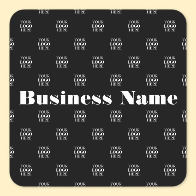 Sticker Carré Logo moderne ou Motif design avec n'importe quelle (Créateur téléchargé)