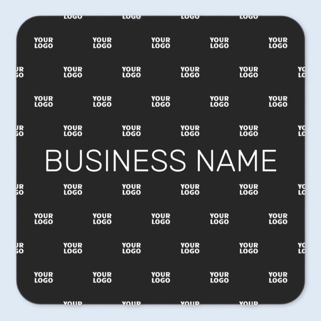 Sticker Carré Logo moderne ou Motif design avec n'importe quelle (Créateur téléchargé)