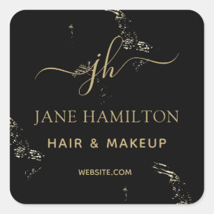 Sticker Carré Logo Monogram Business