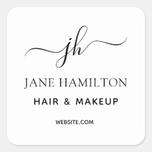 Sticker Carré Logo Monogram Business