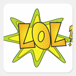 Sticker Carré Lol
