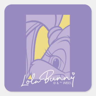 Sticker Carré Lola Portrait Autograph