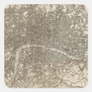 Sticker Carré Londres