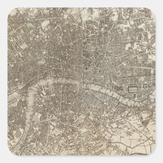 Sticker Carré Londres (Devant)