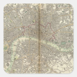 Sticker Carré Londres