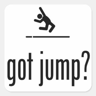 Sticker Carré Long Jump
