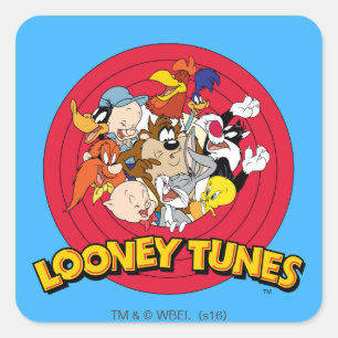 Sticker Carré LOONEY TUNES™ Logo de marque