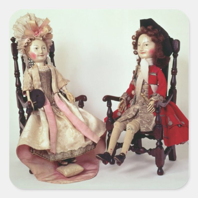 Sticker Carré Lord et Lady Clapham (Devant)