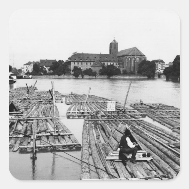 Sticker Carré L'ordre à Breslau Pologne, vers 1910 (Devant)